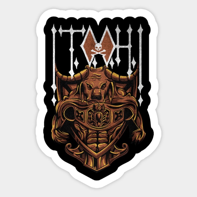 Order and Punishment !T.O.O.H.! Sticker by okefandi